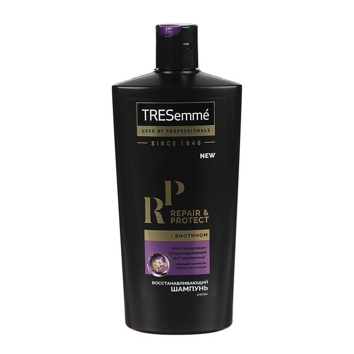 Шампунь для волос Tresemme Repair and Protect, восстанавливающий, с биотином, 650 мл - Фото 1