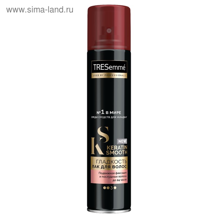 Лак для укладки волос Tresemme Keratin Smooth «Гладкость», 250 мл - Фото 1