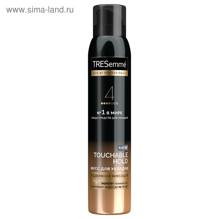 Мусс для укладки волос Tresemme Touchable Hold, подвижная фиксация, 200 мл - Фото 1