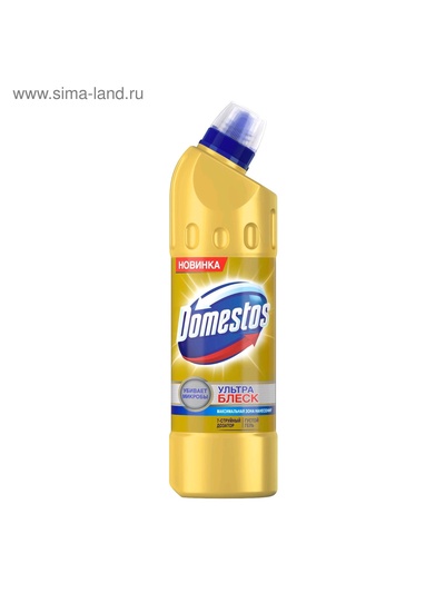 Чистящее средство Domestos «Ультра блеск», гель, для унитаза, 500 мл