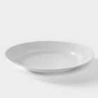 Тарелка Добрушский завод «Бельё.Голубка», d=20 см, фарфор, белая - Фото 2