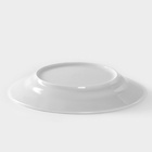 Тарелка Добрушский завод «Бельё.Голубка», d=20 см, фарфор, белая - Фото 3