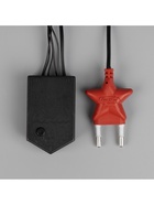 Гирлянда «Бахрома» 1.8 х 0.5 м, IP20, тёмная нить, 48 LED, свечение красное, 8 режимов, 220 В 3556843 - фото 319918774