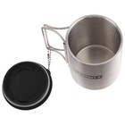 Кружка походная изотермическая «СЛЕДОПЫТ», со складными ручками, 280 мл - Фото 3