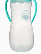 Бутылочка для кормления M&B «Наше сокровище», классическое горло, с ручками, от 0 мес., 250 мл., приталенная, бирюзовый - фото 50819318