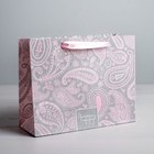 Пакет подарочный крафтовый, упаковка, «Прекрасных подарков», 22 х 17,5 х 8 см - фото 8733752