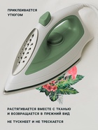 Термонаклейка «Фламинго в кустах», 19.5×15 см - Фото 2