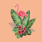 Термотрансфер «Фламинго в кустах», 19,5 × 15 см - Фото 3