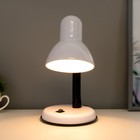 Лампа настольная Е27, с выкл. (220В) белая 34х14х14 RISALUX - Фото 2