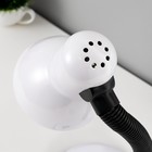 Лампа настольная Е27, с выкл. (220 В) белая 34×14×14 RISALUX - Фото 5