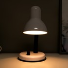 Лампа настольная Е27, светорегулятор (220В) белая 34х14х14 RISALUX - Фото 3