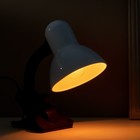 Лампа настольная Е27, с выкл. на зажиме (220В) белая 26х13х11 RISALUX - Фото 9
