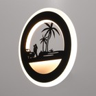 Бра «Романтика» LED 24 Вт 3000-4000К черный 22×3.8×22 см - Фото 3