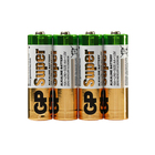 Батарейка алкалиновая GP Super, AA, LR6-10S, 1.5В, спайка, 10 шт. - фото 8930738