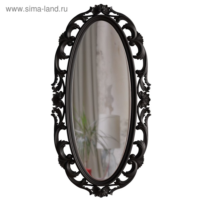 Зеркало в раме Contea Black, 800 × 50 × 1500 мм, цвет чёрный - Фото 1