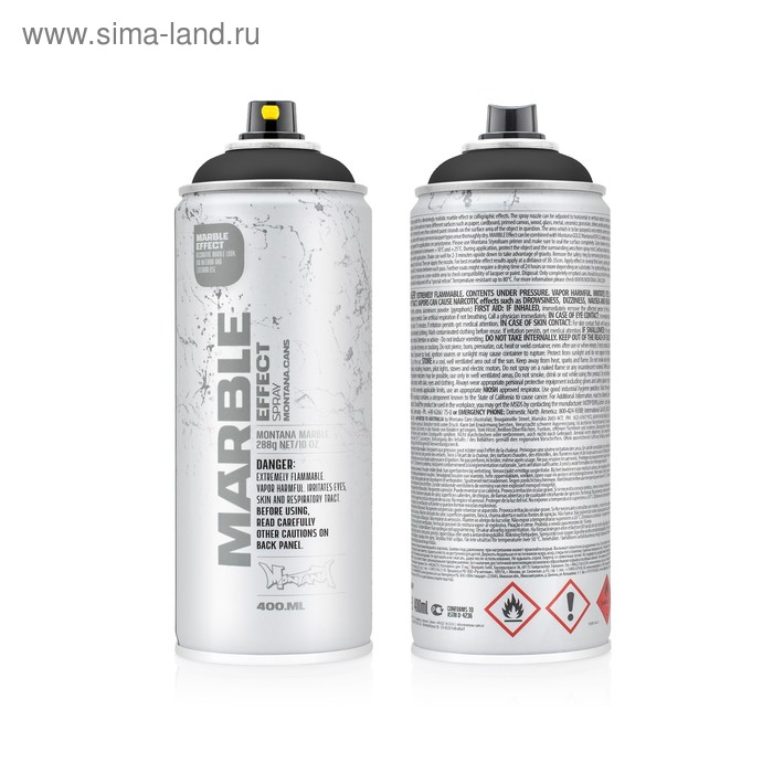 Краска мрамор-эффект MONTANA, черная, 400 мл