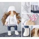 Набор для шитья. Интерьерная кукла «Лея», 30 см - фото 10049145