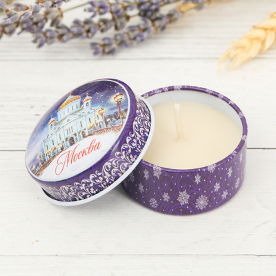 Свеча в баночке «Москва. Храм Христа Спасителя»