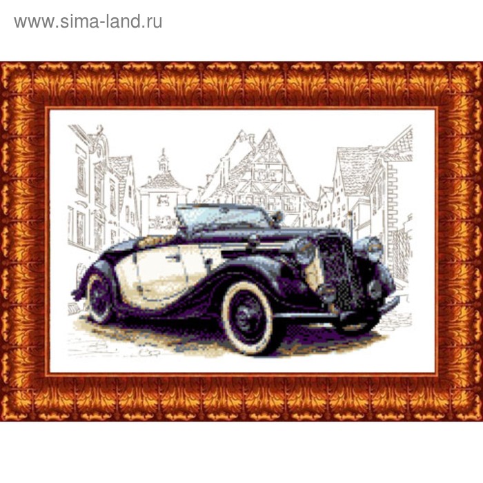Канва с нанесённым рисунком для вышивки крестиком «Прага Леди», размер 23x30 см - Фото 1