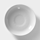 Блюдце Добрушский завод «Бельё», d=15 см, фарфор, белое - Фото 2