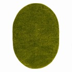 Ковёр Фризе «Шегги», цвет салатовый, овал 160х230 см - фото 2056445