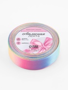 Лента атласная «Радуга», 25 мм, 18±1 м, разноцветная - Фото 5