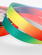 Лента атласная «Радуга», 10 мм, 18±1 м, разноцветная - Фото 4