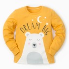 Пижама детская (брюки и джемпер) «Медвежонок», размер 30 (98-104 см) 3-4 г, 95% хлопок, 5% эластан - Фото 2