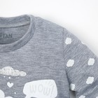 Пижама для девочки (брюки и джемпер) "Барашек",меланж, р-р 34 (122-128 см) 7-8 лет, 95% хл, 5% эл - фото 34985059