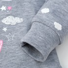 Пижама для девочки (брюки и джемпер) "Барашек",меланж, р-р 34 (122-128 см) 7-8 лет, 95% хл, 5% эл - фото 34985060