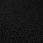 Накидка на сиденье, натуральная шерсть, 145×55 см, черная - Фото 6