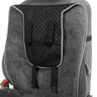 Накидка на сиденье, натуральная шерсть, 145×55 см, серая - Фото 5