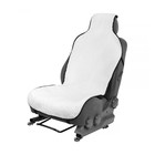 Накидка на сиденье, натуральная шерсть, 145×55 см, белая - Фото 1