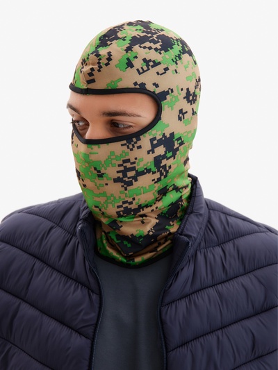 Маска-балаклава защитная ONLYTOP, лайкра, р. универсальный, цвет хаки