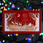 Гирлянда "Нить" уличная, УМС, мишура шарики 4 м LED-400-31V 8 режимов, нить тёмная, свечение мульти - Фото 3