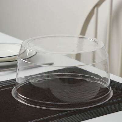 Крышка для тортницы пластиковая одноразовая ПР-Т-193, внешний 11×10×7 см, внутренний 22.5×19.4×10 см, цвет прозрачный, 100 шт./уп