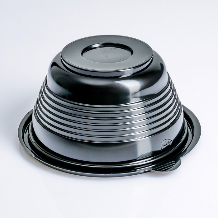 Контейнер одноразовый ПР-МС-500, круглый, чёрный, 500 мл, 14,4×7 см, 540 шт/уп. - фото 1911324959