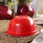 Контейнер - тарелка одноразовый, 500 мл, суповой, пластик, красный - Фото 3