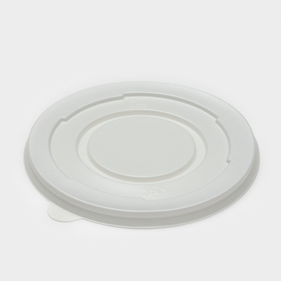 Крышка одноразовая для суповой миски ПС, d=13.5 см, пластик, белая