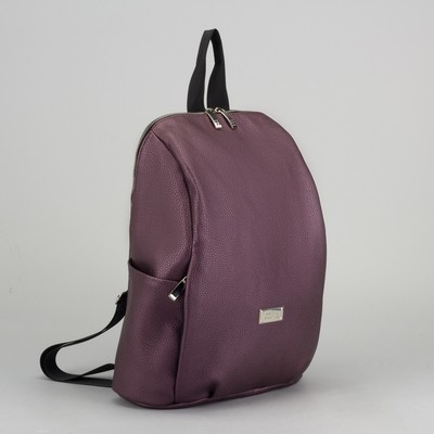 Сумка-рюкзак, отдел на молнии, 3 наружных кармана, цвет бордовый