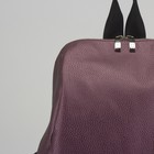 Сумка-рюкзак, отдел на молнии, 3 наружных кармана, цвет бордовый - Фото 4