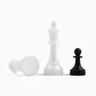 Шахматы гроссмейстерские, турнирные 43 х 43 см, фигуры пластик, король 10.5 см, пешка 5 см - фото 3823545