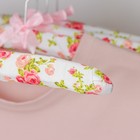 Вешалка-плечики для одежды мягкая «Розы нежные», размер 44-48 - Фото 3