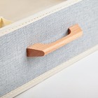 Органайзер для хранения белья с крышкой «Франческа»,49,5×31×12 см, 15 отделений, цвет серо-голубой - Фото 5