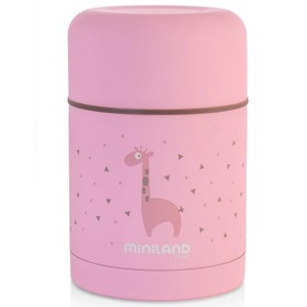 Термос для еды детский Minilald Silky Thermos, 600 мл, цвет розовый