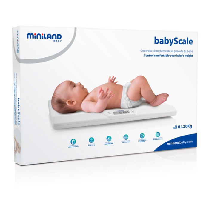 Весы детские электронные BabyScale Miniland - фото 1906954796