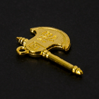 Сувенир металл подвеска "Золотой топор" 2,5х1,5 см - Фото 2