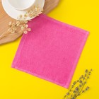 Набор полотенец махровых Spany "Осибори" 6 шт, 22х22 см, цвет розовый - Фото 2