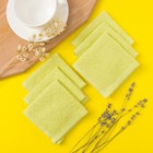 Набор полотенец махровых Spany «Осибори» - 6 шт, 22х22 см - Фото 1