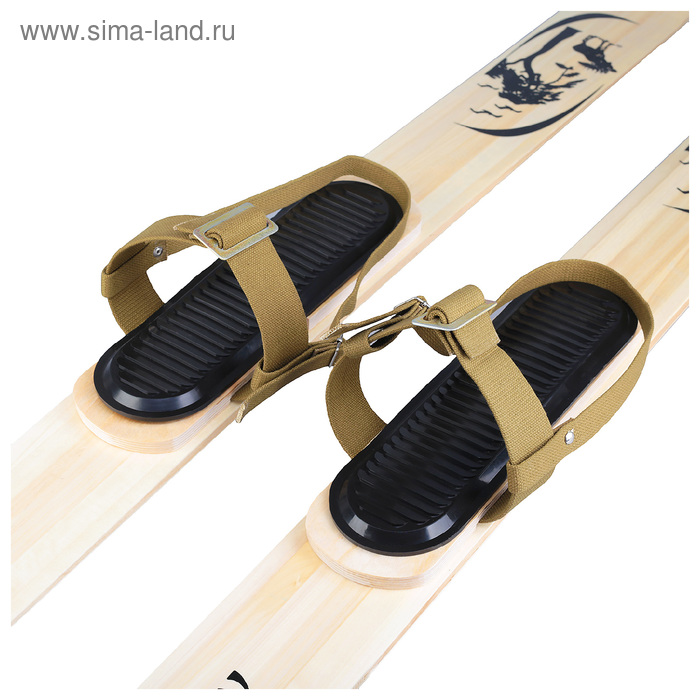 Крепления лыжные охотпромысловые с амортизаторами, с носковыми и пяточными ремнями - Фото 1